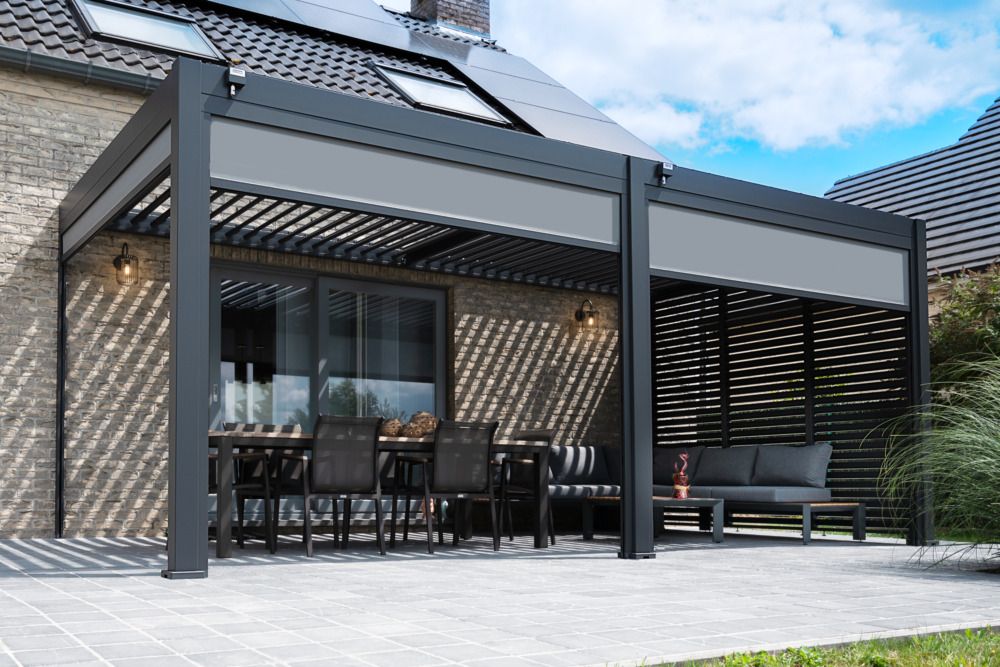 pergola wandmontage