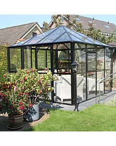 Glaspavillon Gardenmeister Royal Park 100 schwarz