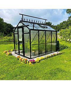 Gardenmeister tuinkas Prestige zwart 4mm glas